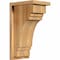 Ekena Millwork Pescadero Rough Sawn Corbel w/Backplate, Western Red Cedar, 8"W x 10"D x 18"H COR08X10X18PEC01RWR - alternate 1